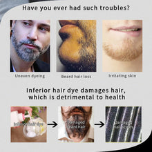Load image into Gallery viewer, 5PCS Natural Beard Hair Dye Shampoo Portable 5 Minute Instant