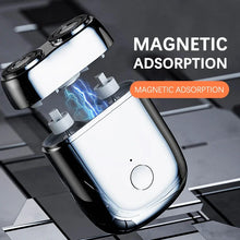 Load image into Gallery viewer, Magnetic Colorful Electric Shaver Double Floating Head Mini Beard