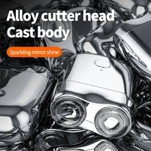 Load image into Gallery viewer, Magnetic Colorful Electric Shaver Double Floating Head Mini Beard