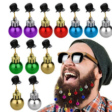 Load image into Gallery viewer, 12 Colors/set Christmas Beard Baubles Ornaments Colorful Xmas Facial