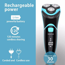 Load image into Gallery viewer, Men Electric Shaver Rechargeable Razor for Men with Pop-up Trimmer
