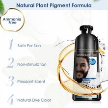 Load image into Gallery viewer, 200ml Men's Beard Dye Shampoo Fast Removal White Grey Color Natural
