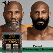 Load image into Gallery viewer, Sevich Instant Hair Dye Black Beard Shampoo Beard Paint Men Beard
