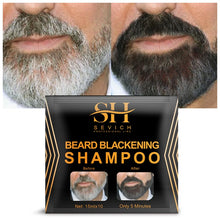 Load image into Gallery viewer, Sevich Instant Hair Dye Black Beard Shampoo Beard Paint Men Beard
