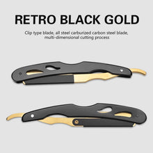 Load image into Gallery viewer, 4 color Barber Manual Shaving Razor Men Folding Beard Cutter Colorful
