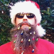 Load image into Gallery viewer, 12 Colors/set Christmas Beard Baubles Ornaments Colorful Xmas Facial
