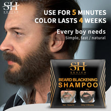 Load image into Gallery viewer, Sevich Instant Hair Dye Black Beard Shampoo Beard Paint Men Beard
