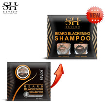 Load image into Gallery viewer, Sevich Instant Hair Dye Black Beard Shampoo Beard Paint Men Beard
