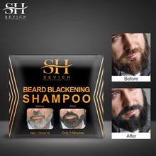 Load image into Gallery viewer, Sevich Instant Hair Dye Black Beard Shampoo Beard Paint Men Beard
