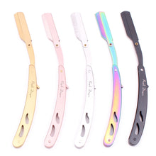Load image into Gallery viewer, Manual Shaving Razor Men Folding Beard Cutter Colorful Barber
