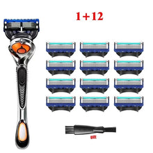 Load image into Gallery viewer, Blue/Black Color Shaver 2024 new manual razor men's beard
