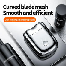 Load image into Gallery viewer, Magnetic Colorful Electric Shaver Double Floating Head Mini Beard
