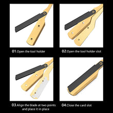 Load image into Gallery viewer, 4 color Barber Manual Shaving Razor Men Folding Beard Cutter Colorful
