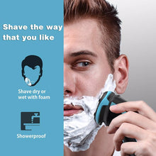 Load image into Gallery viewer, Men Electric Shaver Rechargeable Razor for Men with Pop-up Trimmer
