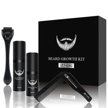Load image into Gallery viewer, Beard Growth Kit Barbe Hair Growth Enhancer Set Beard Nourishing Growth Essential Oil Facial Beard Care with Beard Growth Roller
