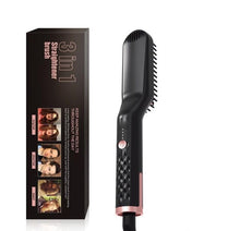 Load image into Gallery viewer, VIP USA WAREHOUSE 3IN1 Beard Straightener Dropshipping Niche Product Men Heat Hair Ceramic Curler Electric Straightener Hot Comb
