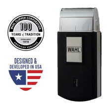 Load image into Gallery viewer, ORIGINAL Wahl Travel Shaver Portable Electric Shaver Mini Beard Trimmer Wet and Dry Shaving Reciprocating Cutter Head Waterproof
